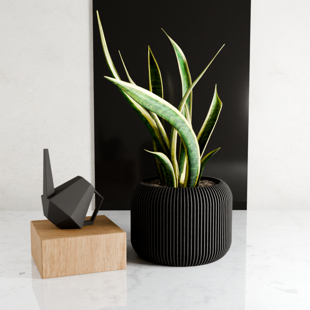 Modern Round Planter | Orbis Collection