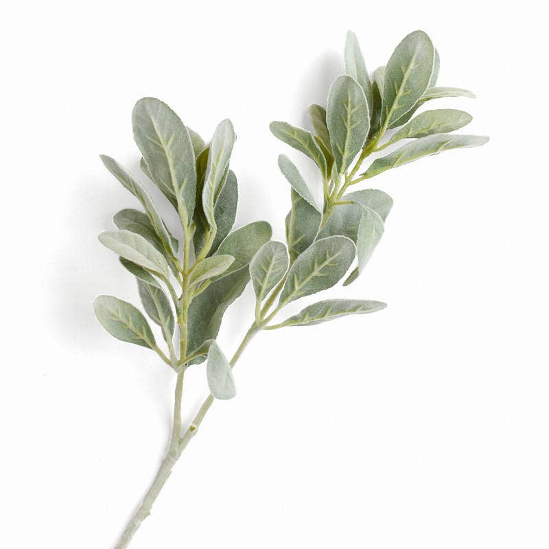 28" Artificial Lamb's Ear Greenery Stem