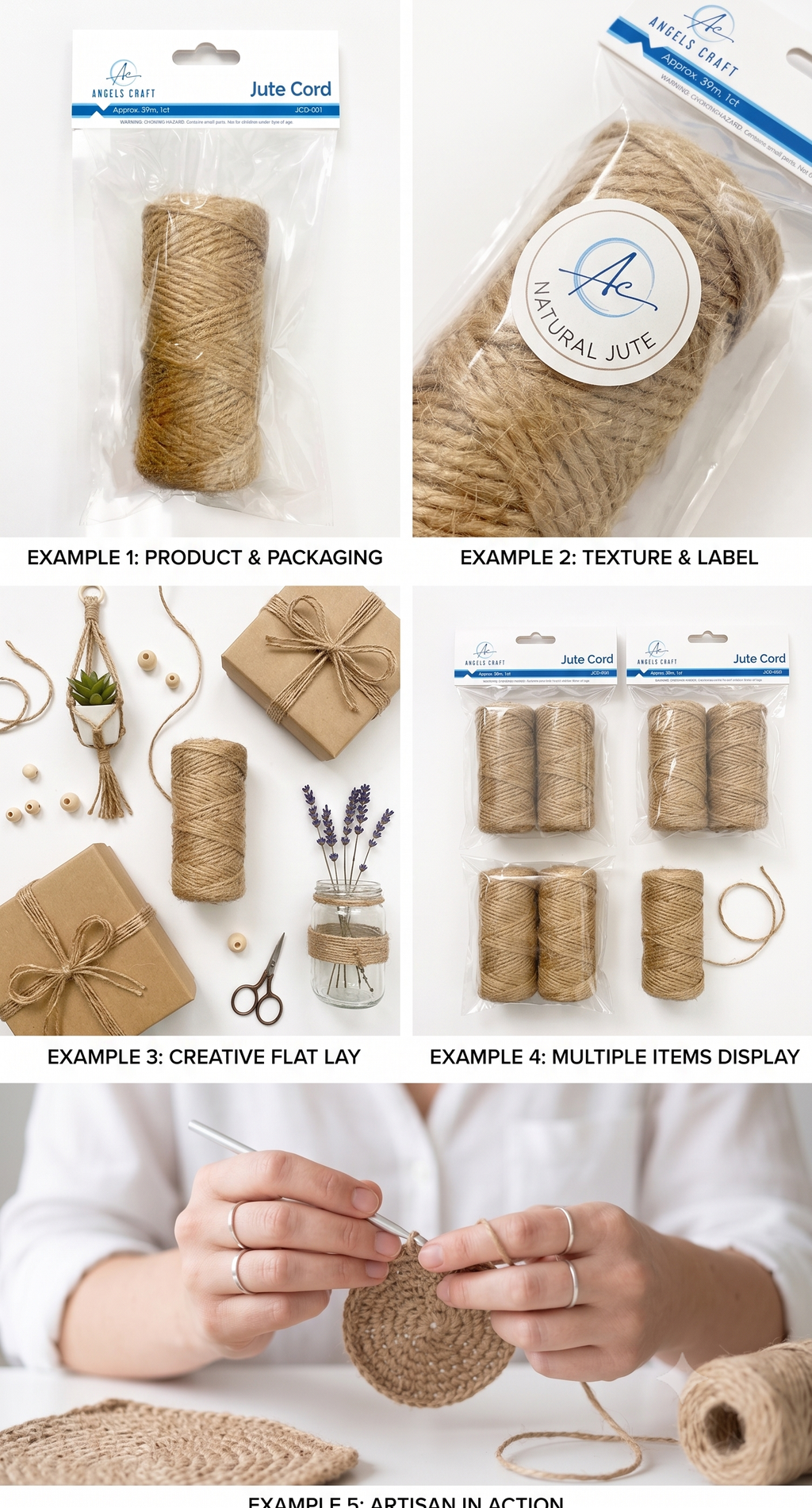 Natural Jute Cord, 42yd 1-ct