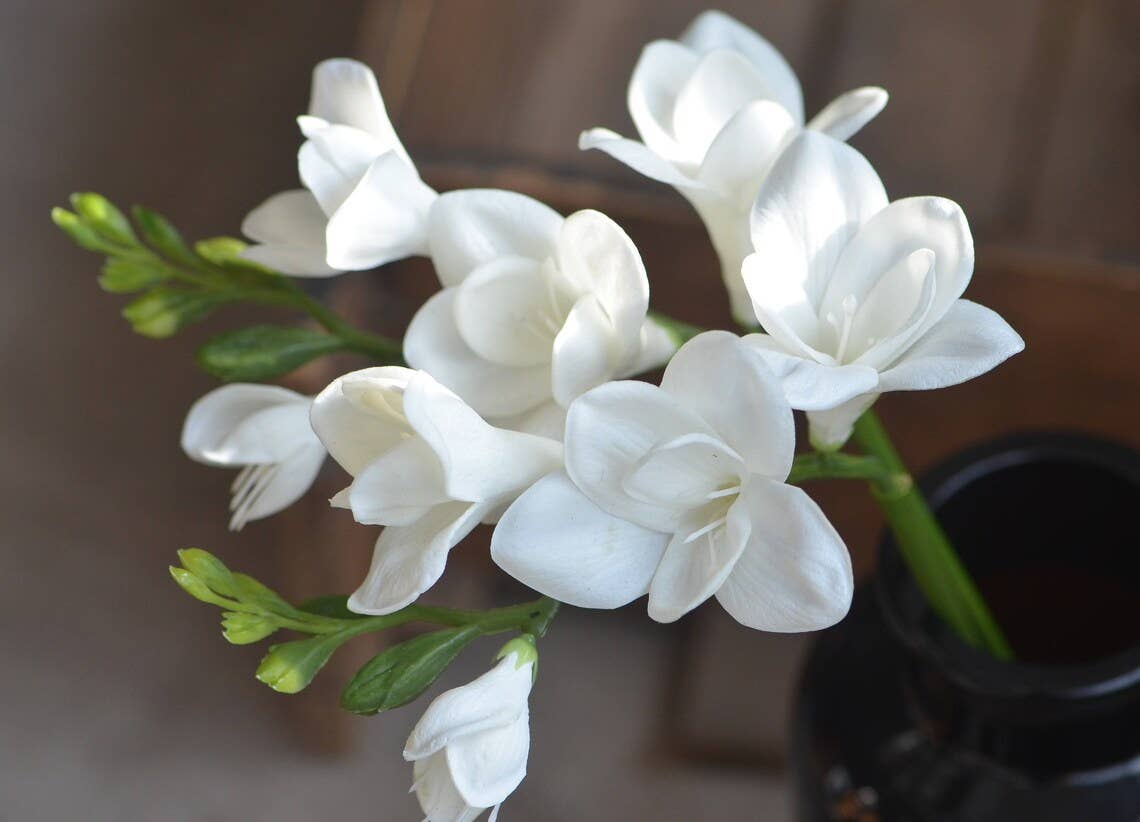 20" Lifelike Soft Real Touch Artificial Freesia-2 sprays