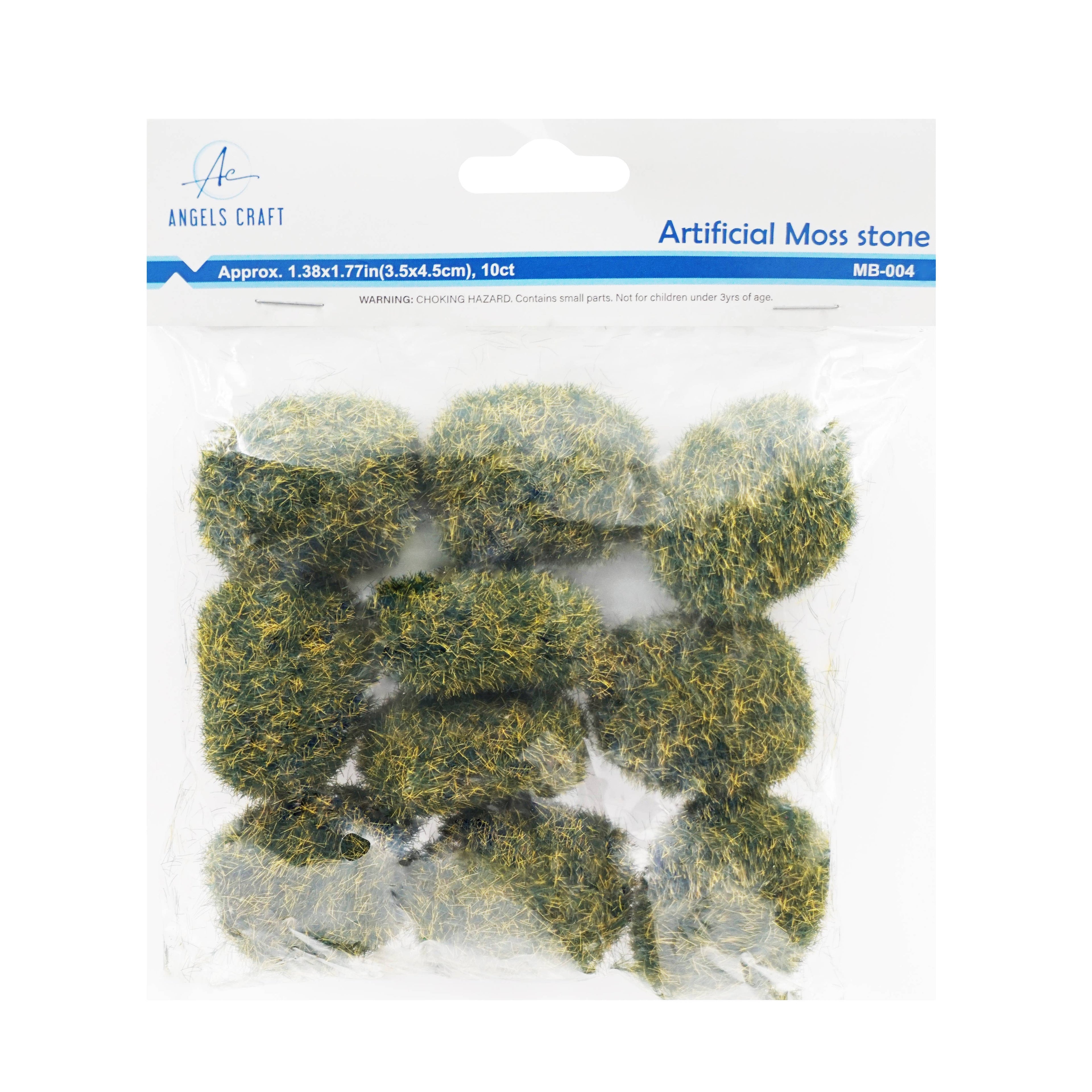 Artificial Green Moss & Moss Stones – 2 Styles