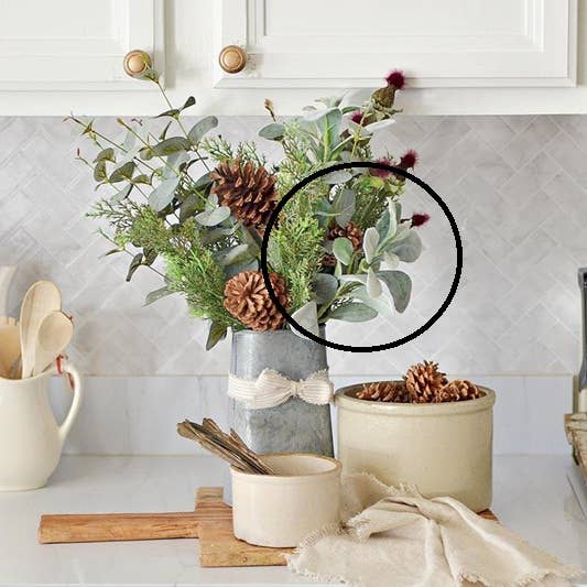 28" Artificial Lamb's Ear Greenery Stem