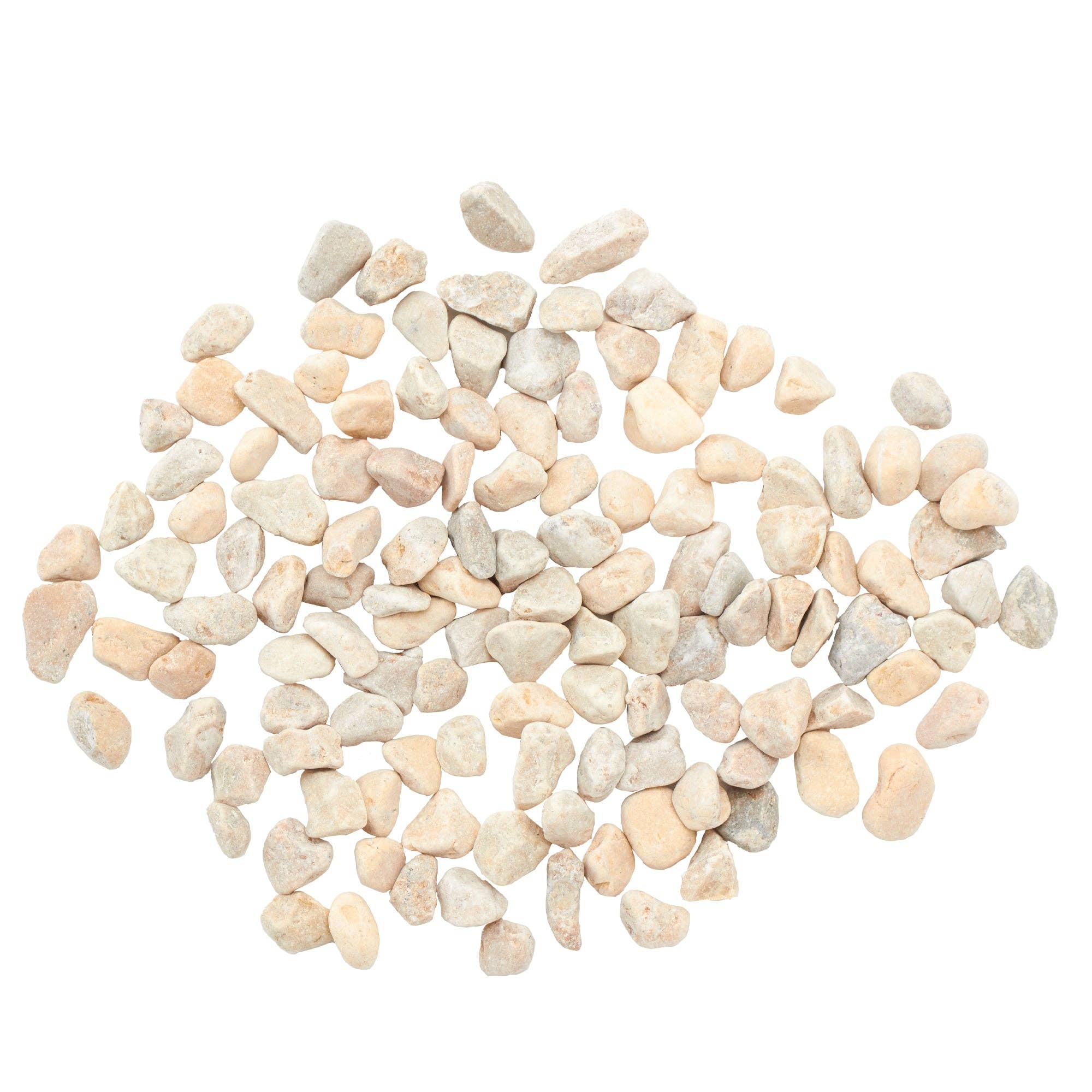 Natural White Pebbles - 2.2 Lbs