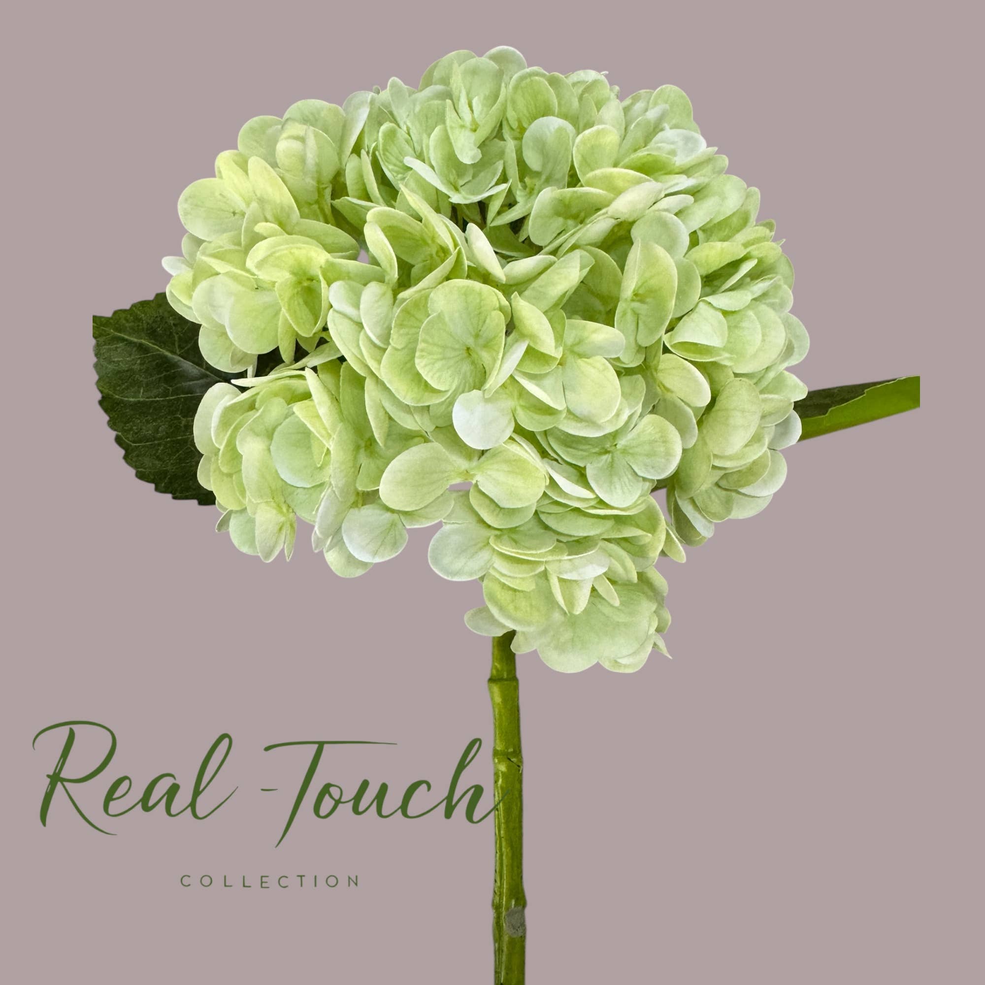 22" Large Bloom Ultra Realistic Real Touch Hydrangea