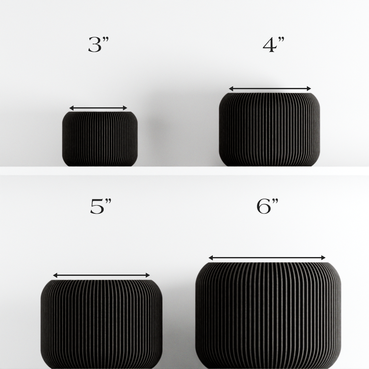 Modern Round Planter | Orbis Collection