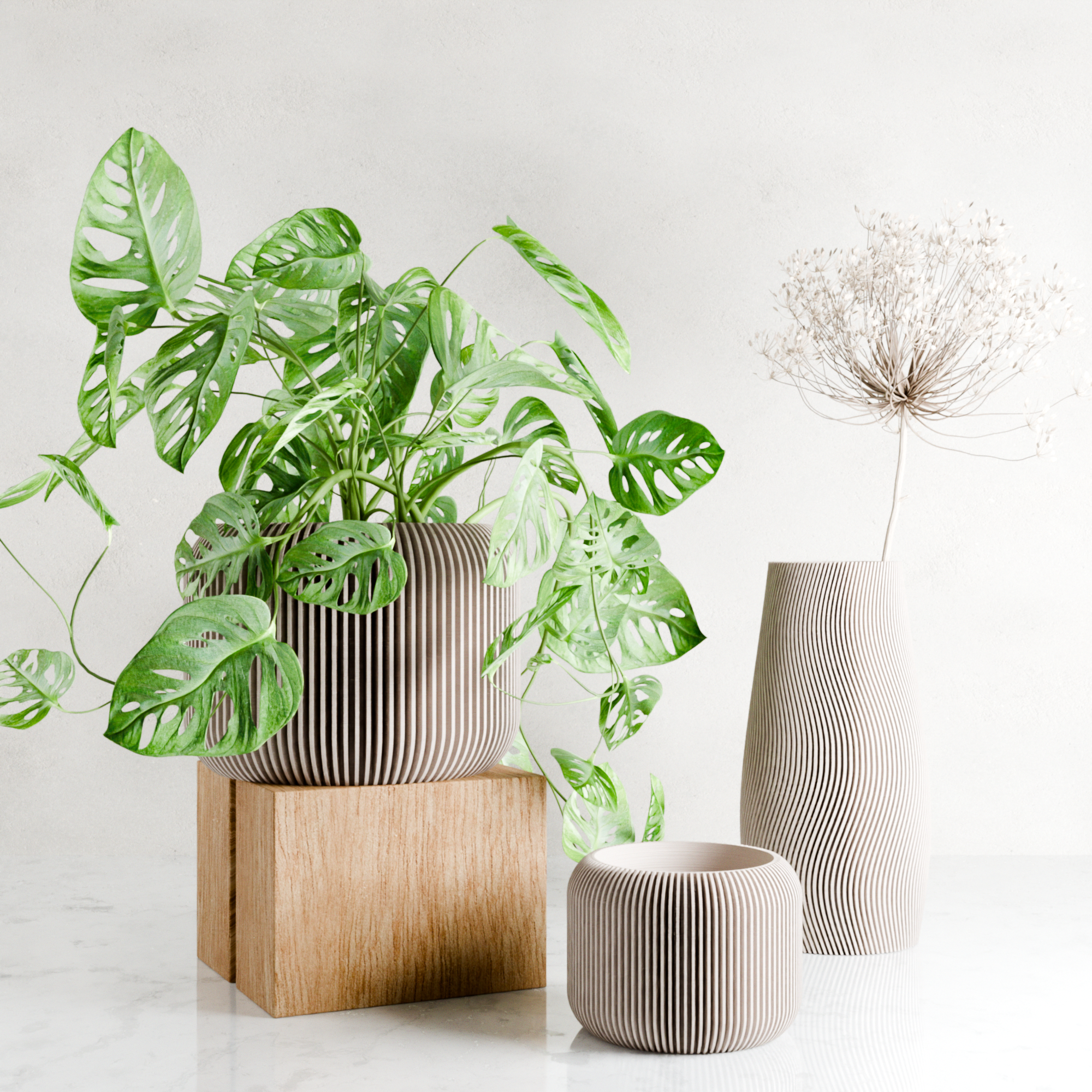 Modern Round Planter | Orbis Collection