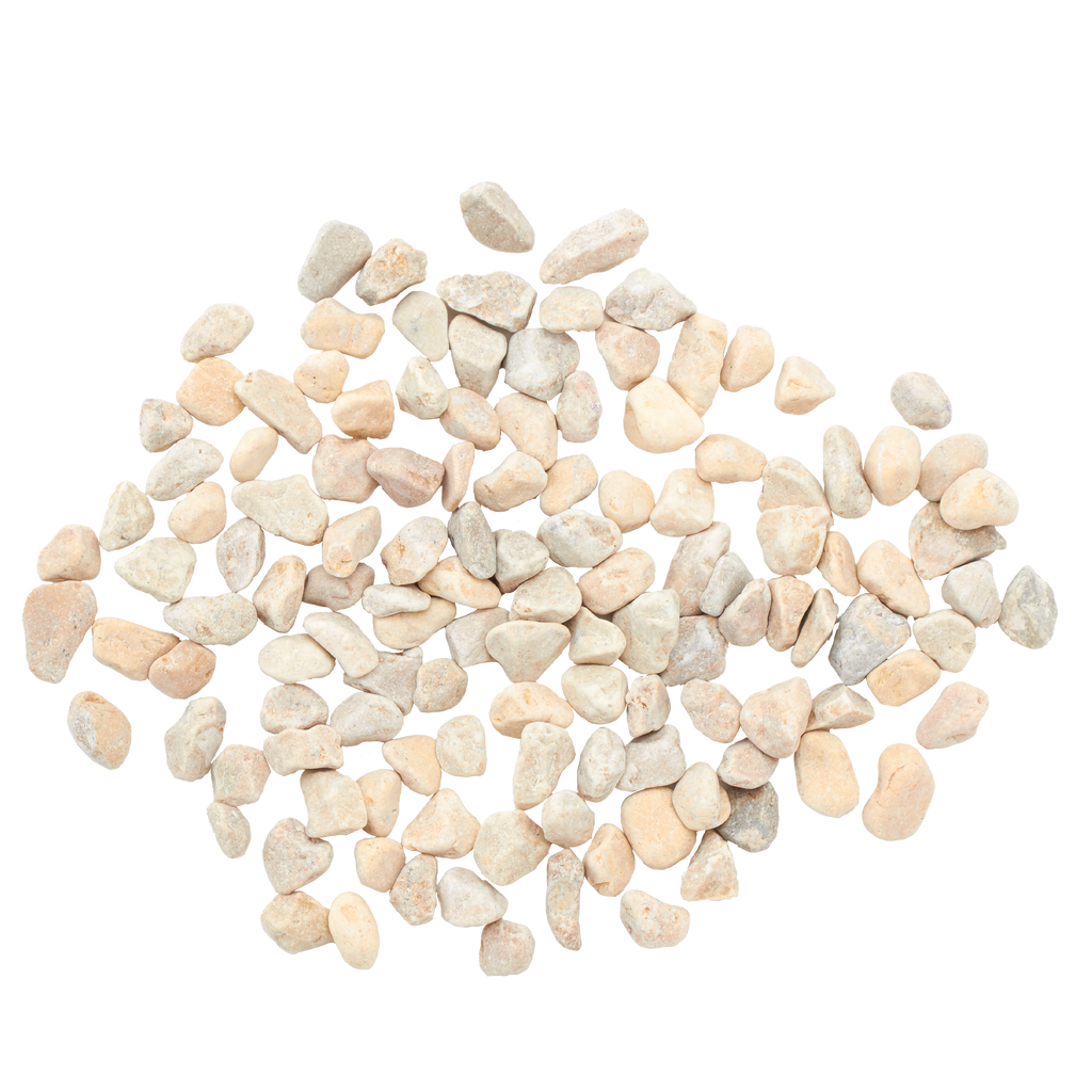 Natural White Pebbles - 2.2 Lbs