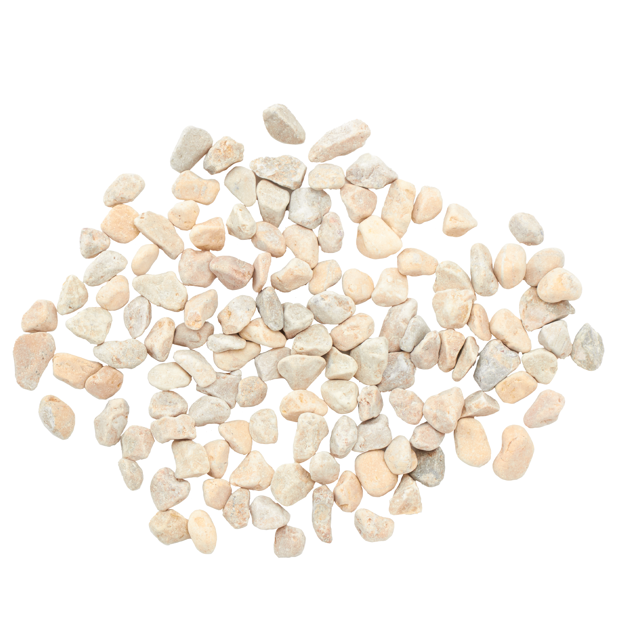 Natural White Pebbles - 2.2 Lbs