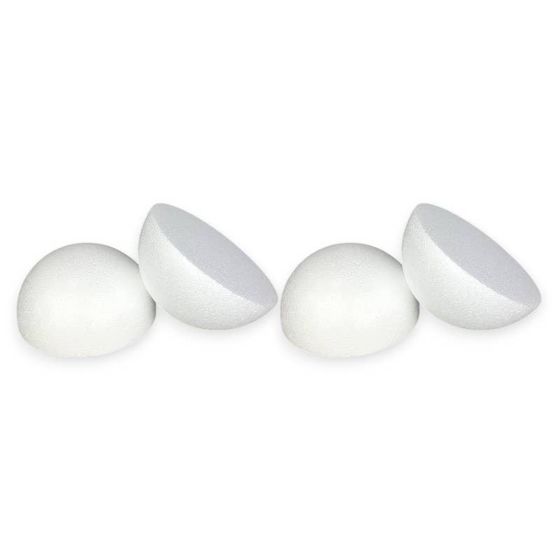 Multi-Size Foam Half Ball Bundle for Craft & Décor