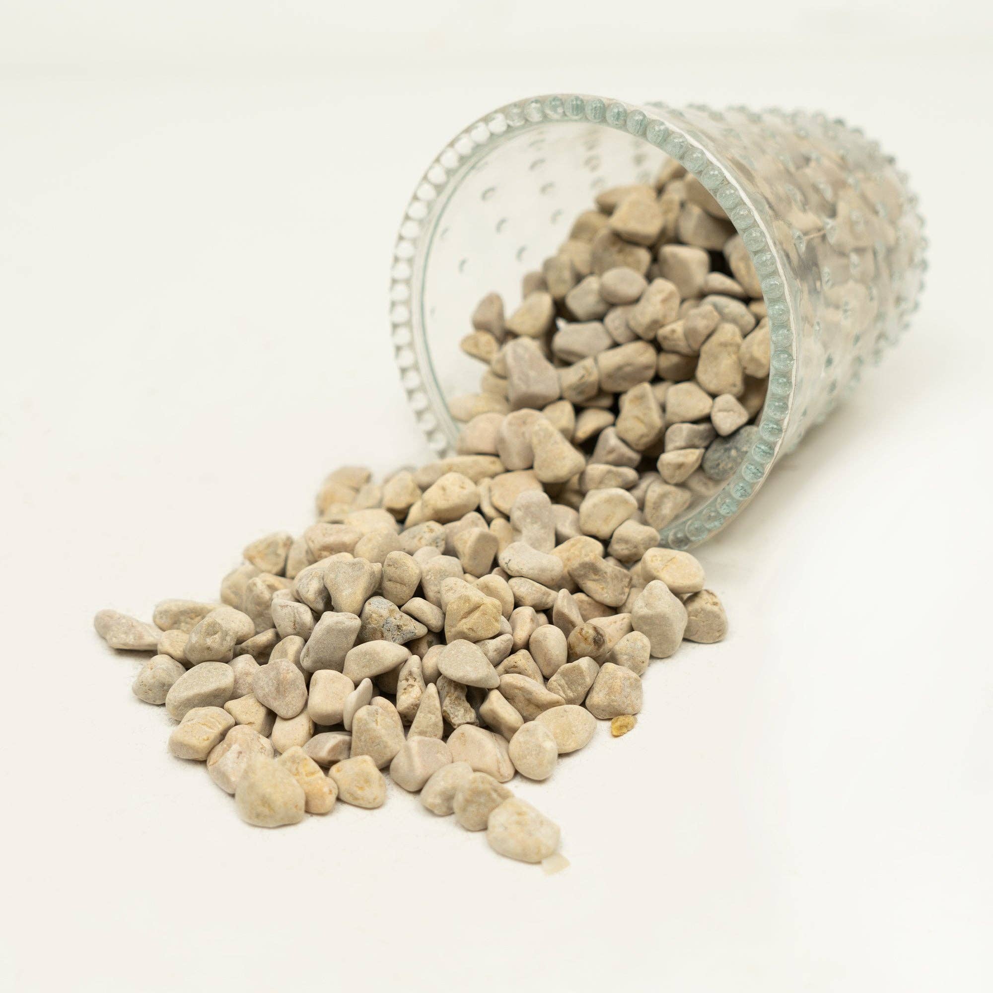 Natural White Pebbles - 2.2 Lbs