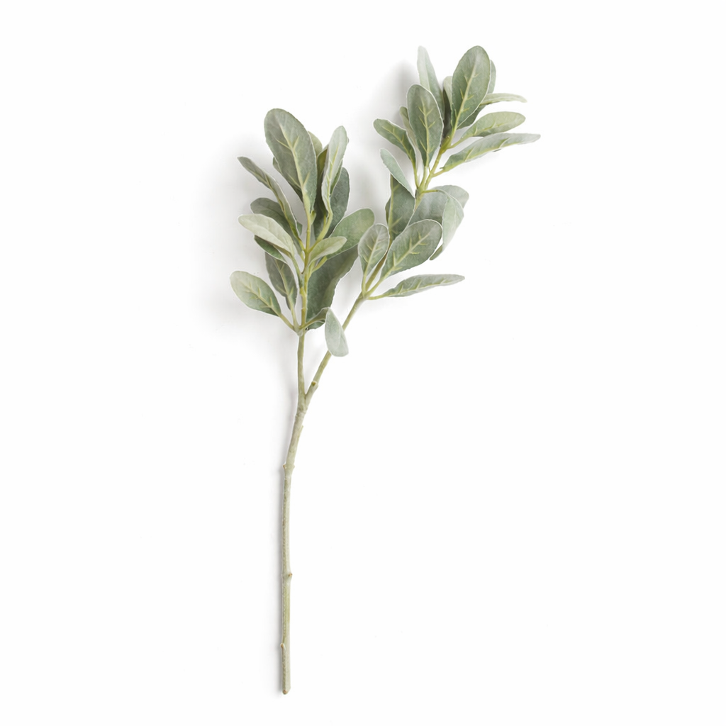 28" Artificial Lamb's Ear Greenery Stem