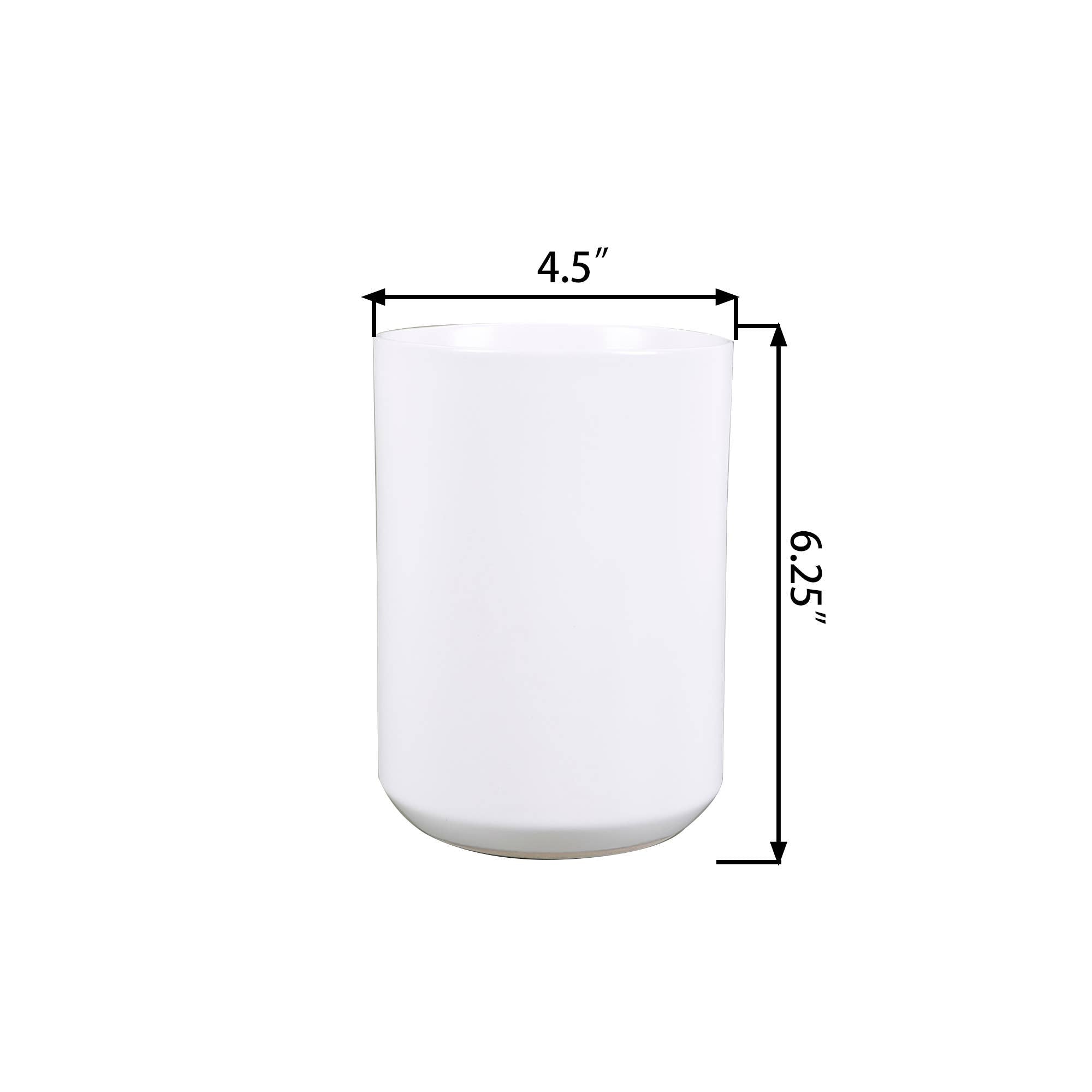 White Minimalist Ceramic Vase